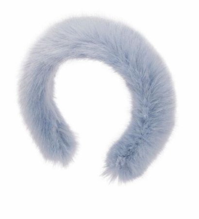 blue headband fur