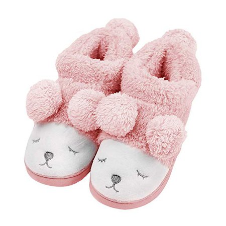 GaraTia Warm Indoor Slippers for Women Fleece Plush Bedroom Winter Slippers | Slippers