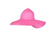 Pink Sun Hat Stock Photo & More Pictures of Hat - iStock