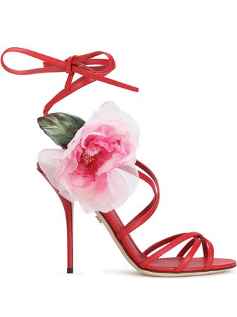 Dolce & Gabbana floral-motif sandals - FARFETCH