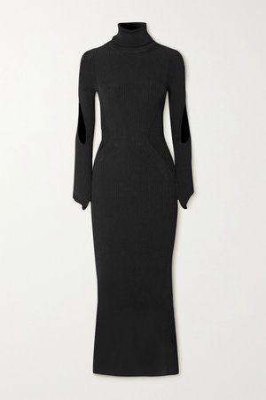 Black Cutout  maxi dress