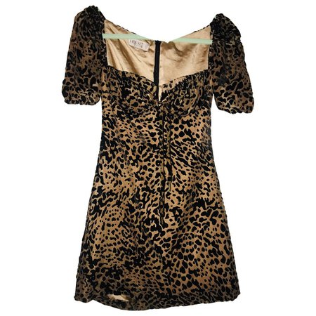 Mini dress Non Signé / Unsigned Brown size XS International in Polyester - 7680824