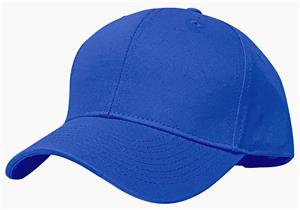 Solid royal blue cap