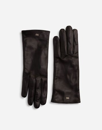 Dolce & Gabbana Short Leather Gloves