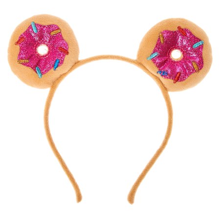 Glitter Donut Ears Headband