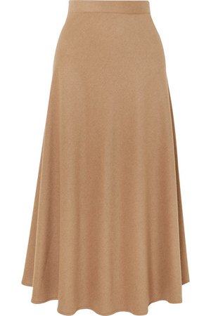Giuliva Heritage Collection | Ada camel hair-blend midi skirt | NET-A-PORTER.COM