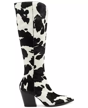 Black White INC International Concepts I.N.C. Women's Suke Western Boots, Created for Macy's & Reviews - Boots - Shoes - Macy's