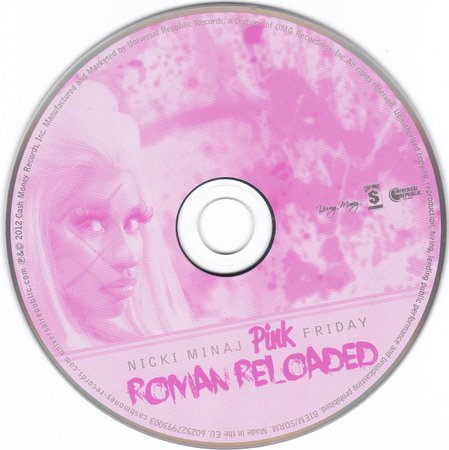 *clipped by @luci-her* “Pink Friday: Roman Reloaded (deluxe edition)” by Nicki Minaj - Cover Art - MusicBrainz