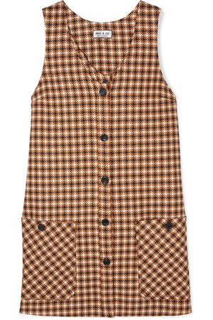 Paul & Joe | Baydere houndstooth wool mini dress | NET-A-PORTER.COM