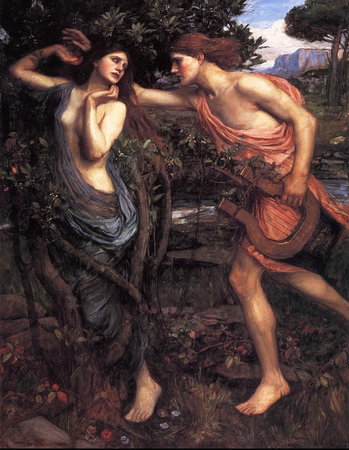 Daphne and Apollo by Waterhouse