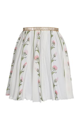 Floral Georgette Mini Skirt By Giambattista Valli | Moda Operandi