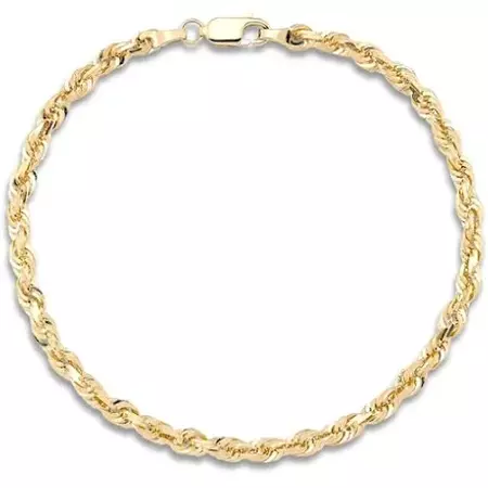 gold rope chain bracelet - Google Search