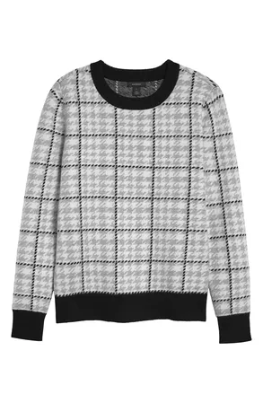 Halogen® Patterned Crewneck Sweater | Nordstrom