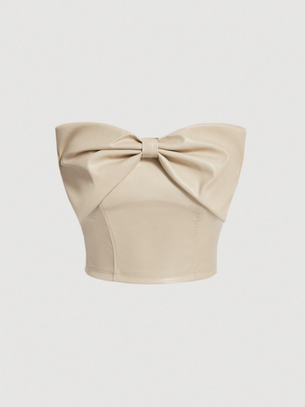 Nude Bow Top