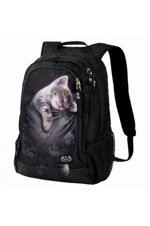 Pocket Kitten Backpack by Spiral Direct | Gothic Accessories
