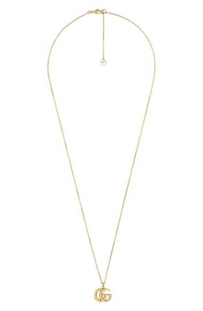 Gucci Double-G Pendant Necklace | Nordstrom