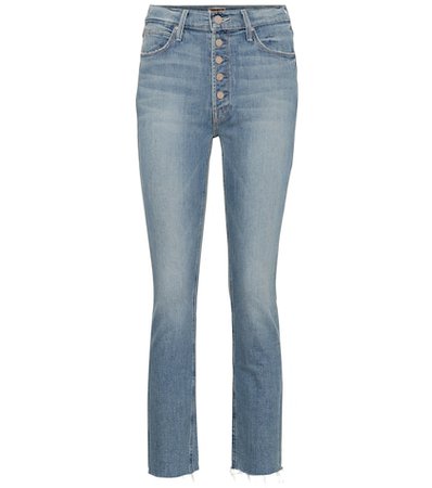 Pixie Dazzler high-rise straight jeans