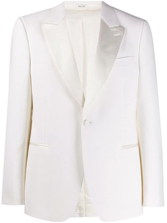 Alexander Mcqueen Peaked Lapels Single-Breasted Tuxedo 594919QOU20 White | Farfetch