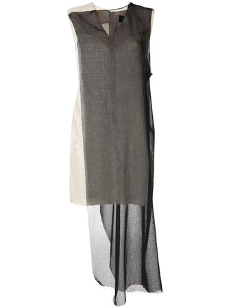 Yang Li Contrast Panel Dress | Farfetch.com