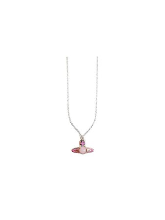 Vivienne Westwood Pink Orb Necklace — INTO ARCHIVE