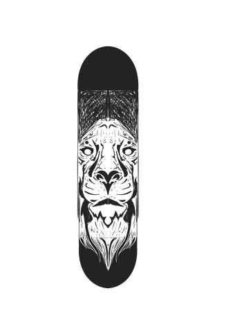 tiger skateboard deck