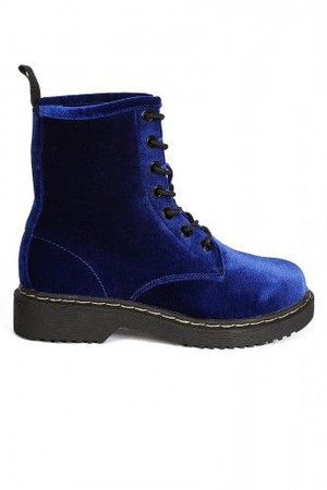 blue sock combat boots - Google Search
