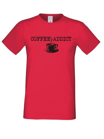 Vintage T shirt Addicted to Coffee Aesthetic Clothes Tumblr | Etsy