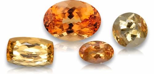 Topaz gemstones