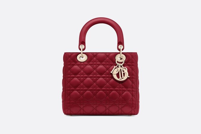 RED HAND BAG DIOR