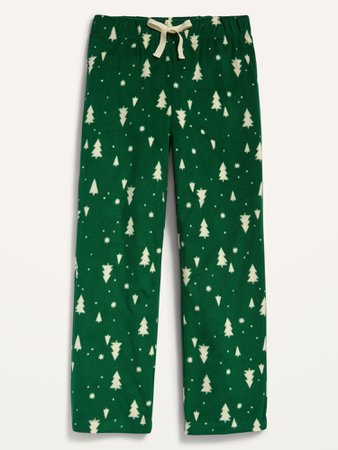 christmas green tree pajama pants