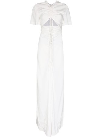 Christopher Esber cut-out Ruched Maxi Dress - Farfetch