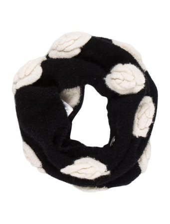 Chanel Mohair Blend Camellia Infinity Scarf - Accessories - CHA312794 | The RealReal