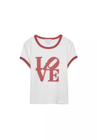 Love T-shirt - Women's T-shirts | Stradivarius United States