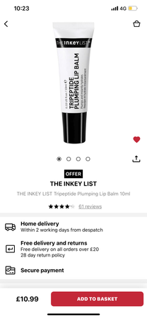 The INKEY List Tripeptide Plumping Lip Balm