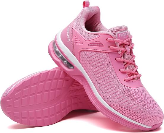 Amazon.com | SKDOIUL Running Shoes for Women Sneakers Size 9 Pink Athletic Tennis Walking Sneakers Woman Fashion Sport Gym Workout Shoes | Walking