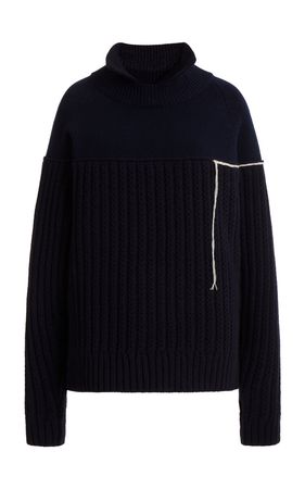Collared Knit Wool Sweater By Victoria Beckham | Moda Operandi