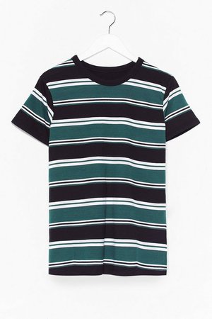 Stripe Right Relaxed Tee | Nasty Gal