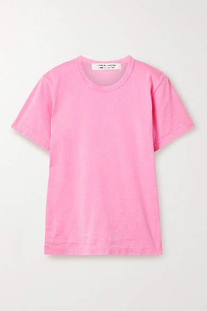 Cotton-jersey T-shirt - Pink
