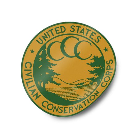 Conservation Corps Vintage Logo Sticker | Parks Project | Vintage National Parks Sticker