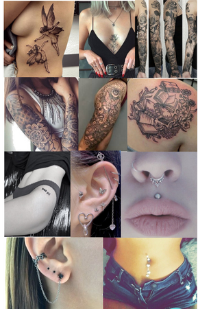 tats + piercings