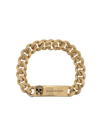 Alexander McQueen Chain Skull Bracelet - Farfetch