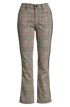 MOTHER The Insider Plaid Ankle Pants | Nordstrom