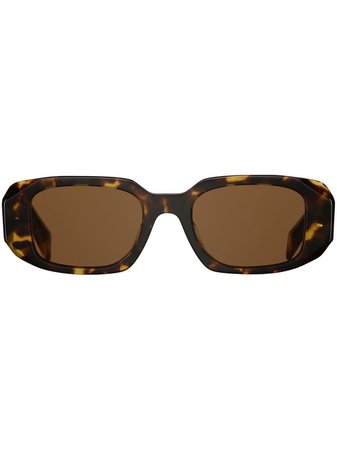 Prada Eyewear Symbole rectangular-frame Sunglasses - Farfetch