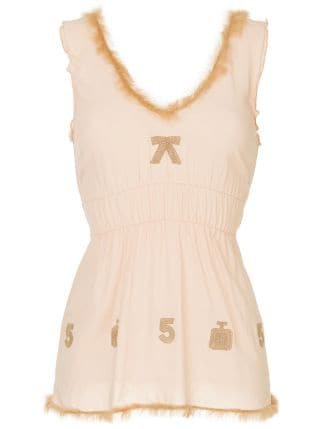 Chanel Pre-Owned Sleeveless Flared Top - Farfetch