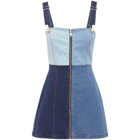 Alice mccall that's what i like dress - denim patchwork