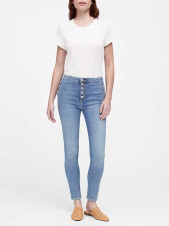 Petite High-Rise Skinny Ankle Jean