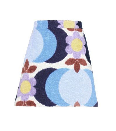 Exclusive to mytheresa.com – printed cotton-terry skirt
