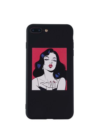 Figure Graphic iPhone Case | ROMWE