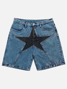 Pinterest star png jean shorts jorts
