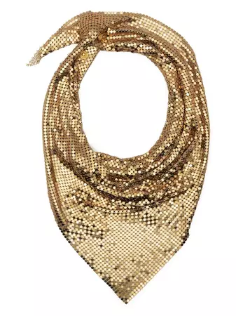 Paco Rabanne Chainmail Scarf Necklace - Farfetch
